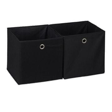 Northix Škatla za shranjevanje blaga z 2 predaloma, elegantna organizacija