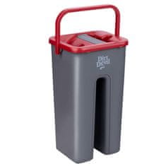 Dirt Devil komplet za čiščenje tal / površin, 4 kosi, 6L vedro, suho / mokro čiščenje, sivo-rdeč