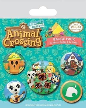 Epee Komplet značk Animal Crossing