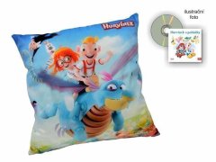 Vzglavnik Hurvínek 30x30 cm + CD - Zmaj