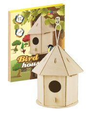 NiXiM Lesena 3D sestavljanka - Ptičja hišica