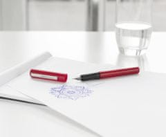 Faber-Castell kroglično pero, konica M - rdeča