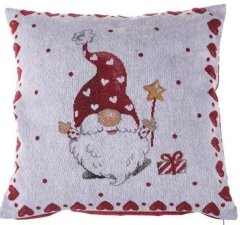 Vzglavnik - škrat z darilnim / srčnim robom