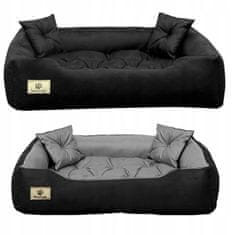 shumee Pasja postelja PRESTIGE 115x95 cm vodoodporna črna