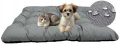 shumee Pasja postelja PRESTIGE blazina 120x80 cm vodoodporna siva