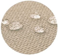 shumee Vrtna blazina 110 cm za viseči stol štorkljino gnezdo vodoodporno kapučino