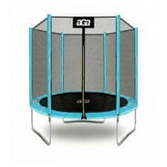 Aga SPORT TOP Trampolin 180 cm Svetlo modra + zaščitna mreža