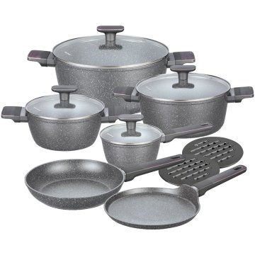 KLAUSBERG 12-delni komplet posode z marmorno prevleko KB7832