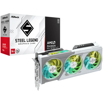 shumee ASROCK AMD Radeon RX 9060 XT Steel Legend OC 16GB GDDR6 128-bit HDMI 2x DP