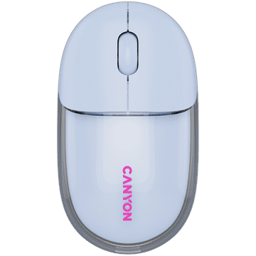 shumee CANYON miška OnClick 24 BT/Wireless prozorna/modra