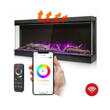 Termofol Električni kamin TF-EF-3S-1050 za vgradnjo