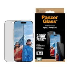 PanzerGlass Privacy zaščitno steklo za iPhone 17 Pro, UWF (PG25586)