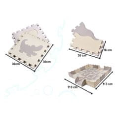 MG SoftPlay Pro penasta puzzle podloga 36kos, animals