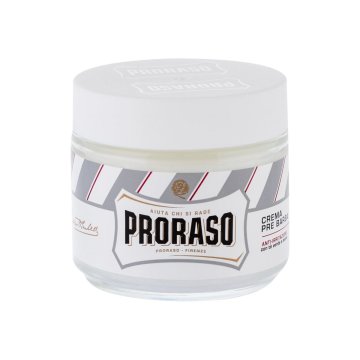 Proraso White Pre-Shave Cream krema za lažje britje z mentolom, evkaliptusom in glicerinom