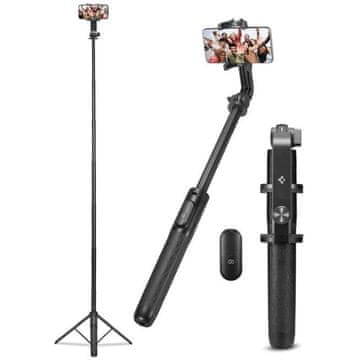 Spigen stativ Selfie Stick dolg črn