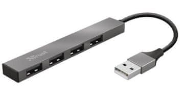 Trust HALYX 4-portno mini vozlišče USB