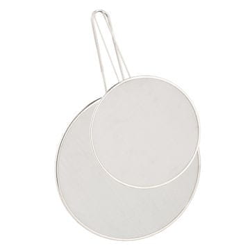 Northix Ščitnik proti škropljenju za ponev – komplet 2 kosov, nerjaveče jeklo