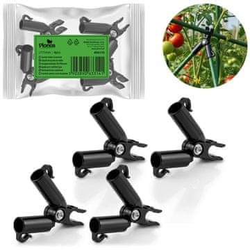Plonos 11 mm A-tip konektorjev za paradižnike Plonos PL-941 črne barve 4 kosi