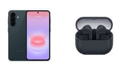 Samsung Galaxy A37 pametni telefon, 128GB, sivo/zelen + Buds3 FE (SM-A376BDGBEUE - 1)