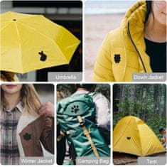 Netscroll Samolepilni našitki za popravilo tekstila, najlon, pralno obstojni, več barv, 72 kosov, FixPatch