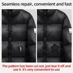 Netscroll Samolepilni našitki za popravilo tekstila, najlon, pralno obstojni, več barv, 72 kosov, FixPatch