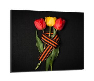 shumee Steklena zaščita za kuhalno ploščo 60x52 Roses