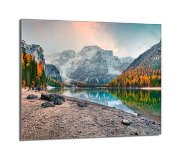 shumee Steklena zaščitna plošča za štedilnik 60x52 Mountains