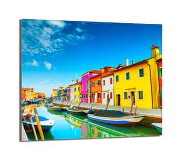 shumee Steklena zaščitna plošča za štedilnik 60x52 Boats