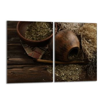shumee Steklena zaščita za kuhalno ploščo 2x40x52 Yerba