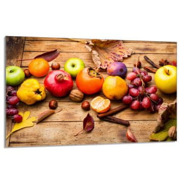 shumee Steklena zaščita za kuhalno ploščo 80x52 Fruit