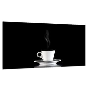 shumee Steklena zaščita za kuhalno ploščo 90x52 Coffee