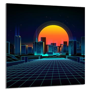 shumee STEKLENA PLOŠČA ZA KUHINJO 60x65 City