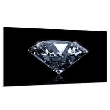 shumee Steklena zaščitna plošča za štedilnik 90x52 Diamond