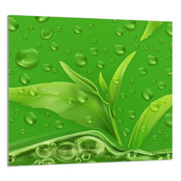 shumee STEKLENA PLOŠČA ZA KUHINJO 65x60 Listov