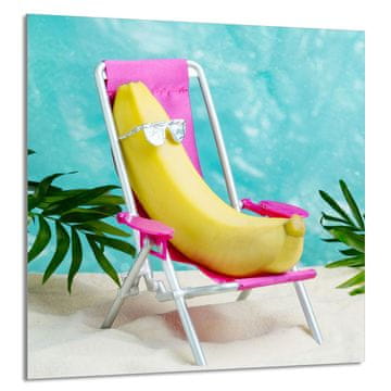 shumee STEKLENA PLOŠČA ZA KUHINJO 60x65 Banana
