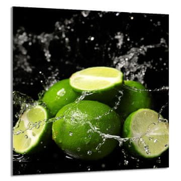 shumee STEKLENA PLOŠČA ZA KUHINJO 60x65 Limeta
