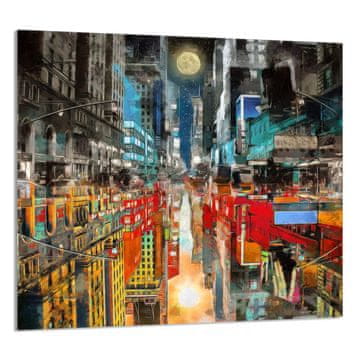 shumee STEKLENA PLOŠČA ZA KUHINJO 65x60 City
