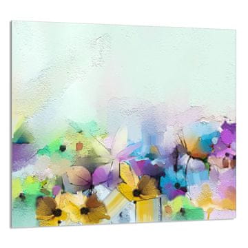 shumee STEKLENA PLOŠČA ZA KUHINJO 65x60 Rože