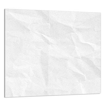 shumee STEKLENA PLOŠČA ZA KUHINJO 65x60 Bela