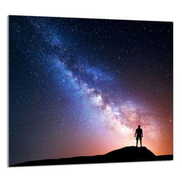 shumee STEKLENA PLOŠČA ZA KUHINJO 65x60 Zvezde