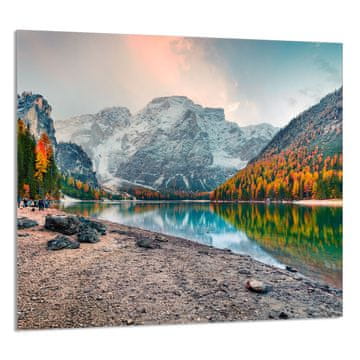 shumee STEKLENA PLOŠČA ZA KUHINJO 65x60 Mountains