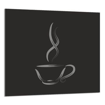 shumee STEKLENA PLOŠČA ZA KUHINJO 65x60 Kava