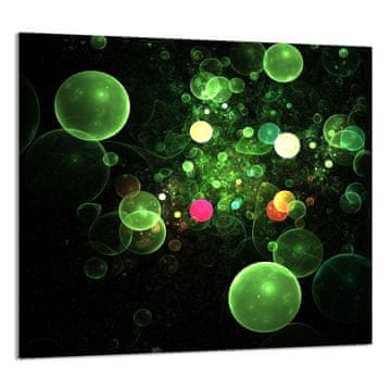 shumee STEKLENA PLOŠČA ZA KUHINJO 65x60 Bubbles