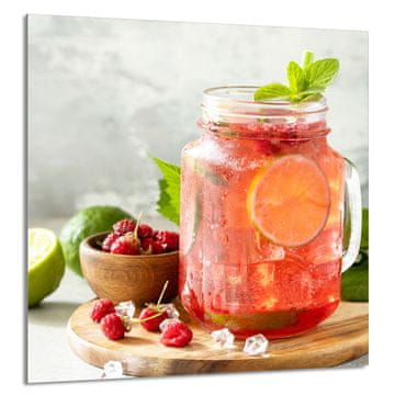 shumee STEKLENA PLOŠČA ZA KUHINJO 60x65 PIJAČA