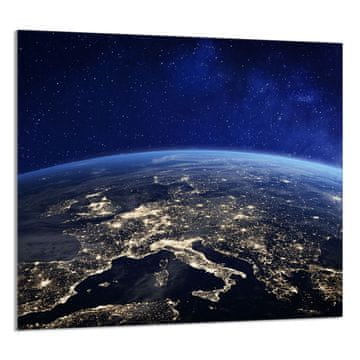 shumee STEKLENA PLOŠČA ZA KUHINJO 65x60 Earth
