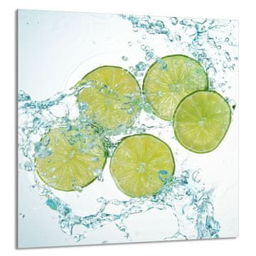 shumee STEKLENA PLOŠČA ZA KUHINJO 60x65 Limeta