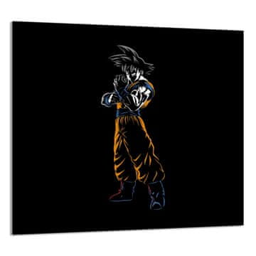 shumee STEKLENA PLOŠČA ZA KUHINJO 65x60 Anime