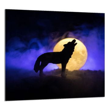 shumee STEKLENA PLOŠČA ZA KUHINJO 65x60 Wilk