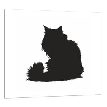 shumee STEKLENA PLOŠČA ZA KUHINJO 65x60 Cat