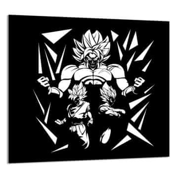 shumee STEKLENA PLOŠČA ZA KUHINJO 65x60 Anime